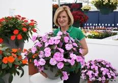 Gill Corless with the Sun Patiens of Sakata. 